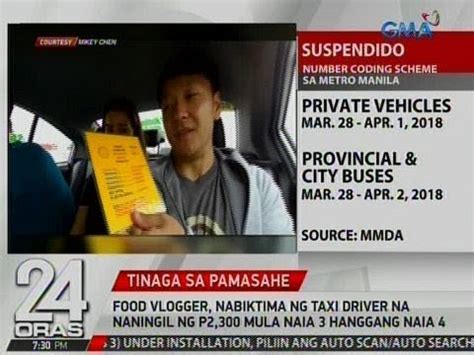 Vlogger na kinantot ng taxi driver .